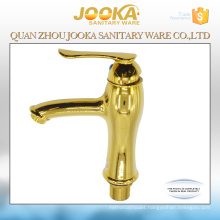 best brand Golden finished basin mixer faucet supplier